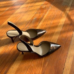 NEW ANN TAYLOR TORTOISE SHELL KITTEN HEELS 7.5